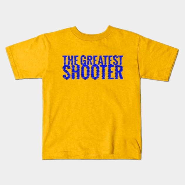 The Greatest Shooter - Stephen Curry Kids T-Shirt by sfajar